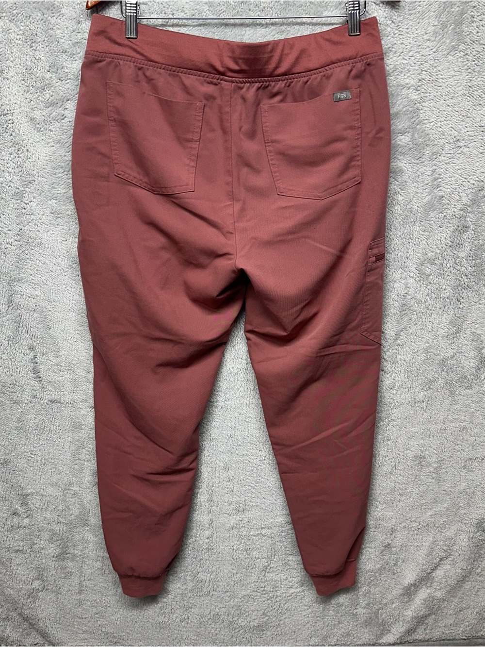 FIGS Technical Collection Jogger Scrub Pants Mauve Pink Drawstring Women’s Large - Picture 4 of 8